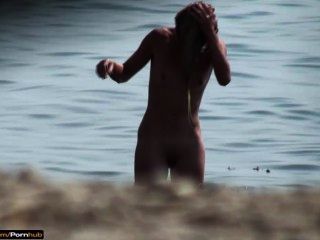 Hot Nude Beach Babes Tanning In The Sun