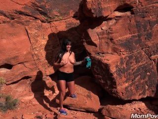 Public Flashing And Blowjob On Nature Walk