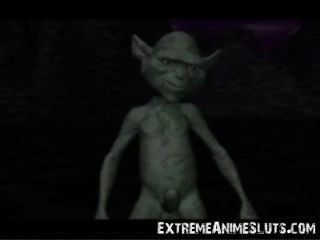 3d Aliens On A Princess!