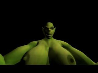 Wow - Reverse Pov Blowjob On Futa Orc