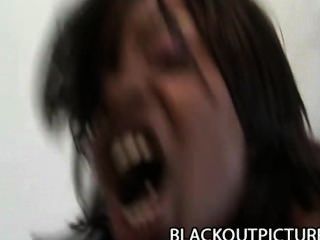 Caramel Twist - Noisy Black Bitch Drilled By Fat Black Cock