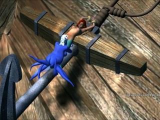 Wild Little Mermaid Gets Fucked Senseless Part 1