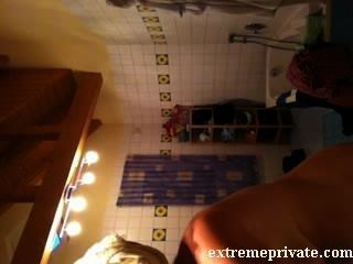 Mum 50 Years Totally Nude In The Bathroom